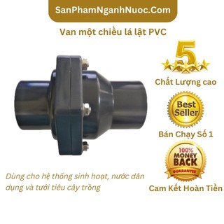 Van một chiều pvc lá lật 42