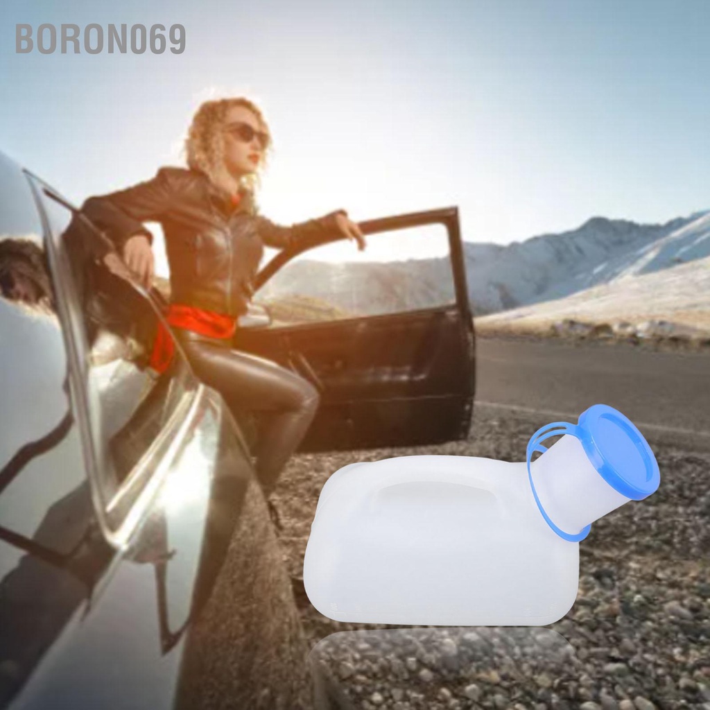 Boron069 Unisex Chai nước tiểu Di động Nhẹ Dày chống Rò rỉ Thiết bị đi dành cho du lịch đường dài