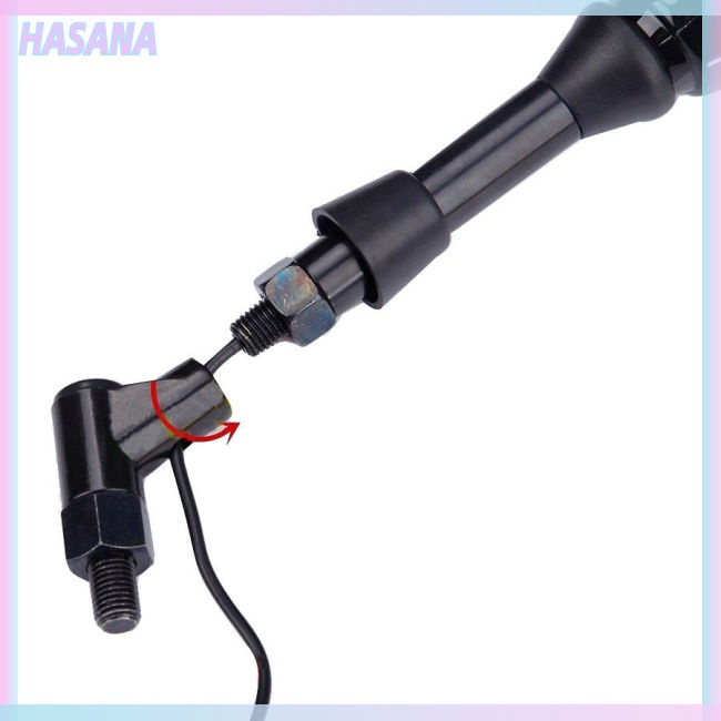 Đèn LED Xi Nhan Gắn Gương Chiếu Hậu Hai Mặt Cho Xe Máy HASANA