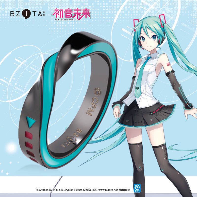 Nhẫn Hở Hai Chiều Hình Anime Hatsune Miku