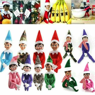 The Elf On The Shelf Boy Girl Figure Christmas Novelty Plush Dolls Toy Xmas Gift