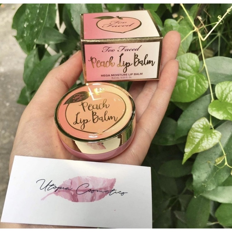 Son dưỡng Too faced Peach Mega Moisture Lip Balm