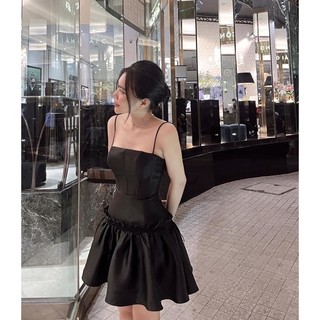 Váy Đầm Dự Tiệc 2 Dây Dạo Phố