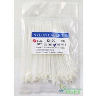 Túi 100c dây rút nhựa, dây cáp rút nhựa, dây thít nhựa dài 10cm