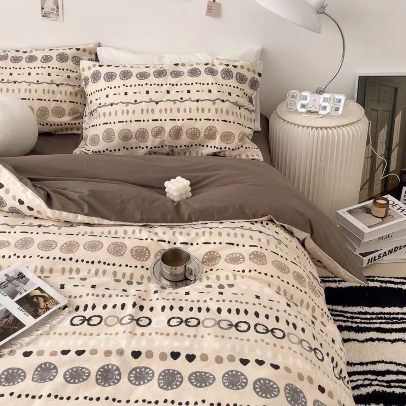 SET VỎ CHĂN GA GỐI COTTON LIVING. album tổng hợp mẫu kẻ, thổ cẩm