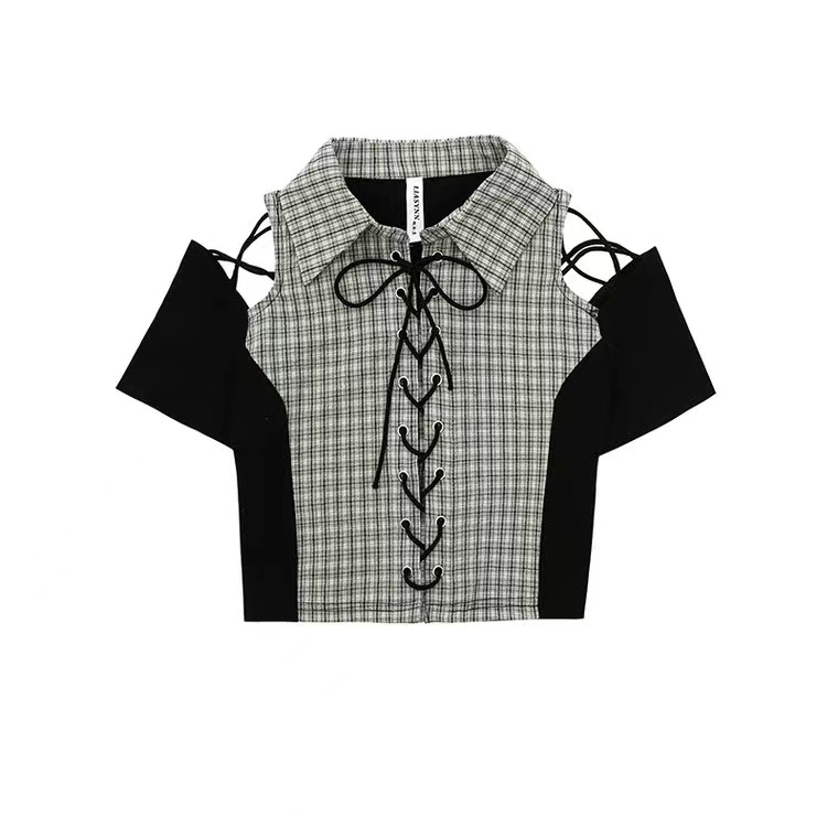 Áo croptop Tay Ngắn Thiết Kế Mới Năng Động Thời Trang Mùa Hè Dành Cho Nữ