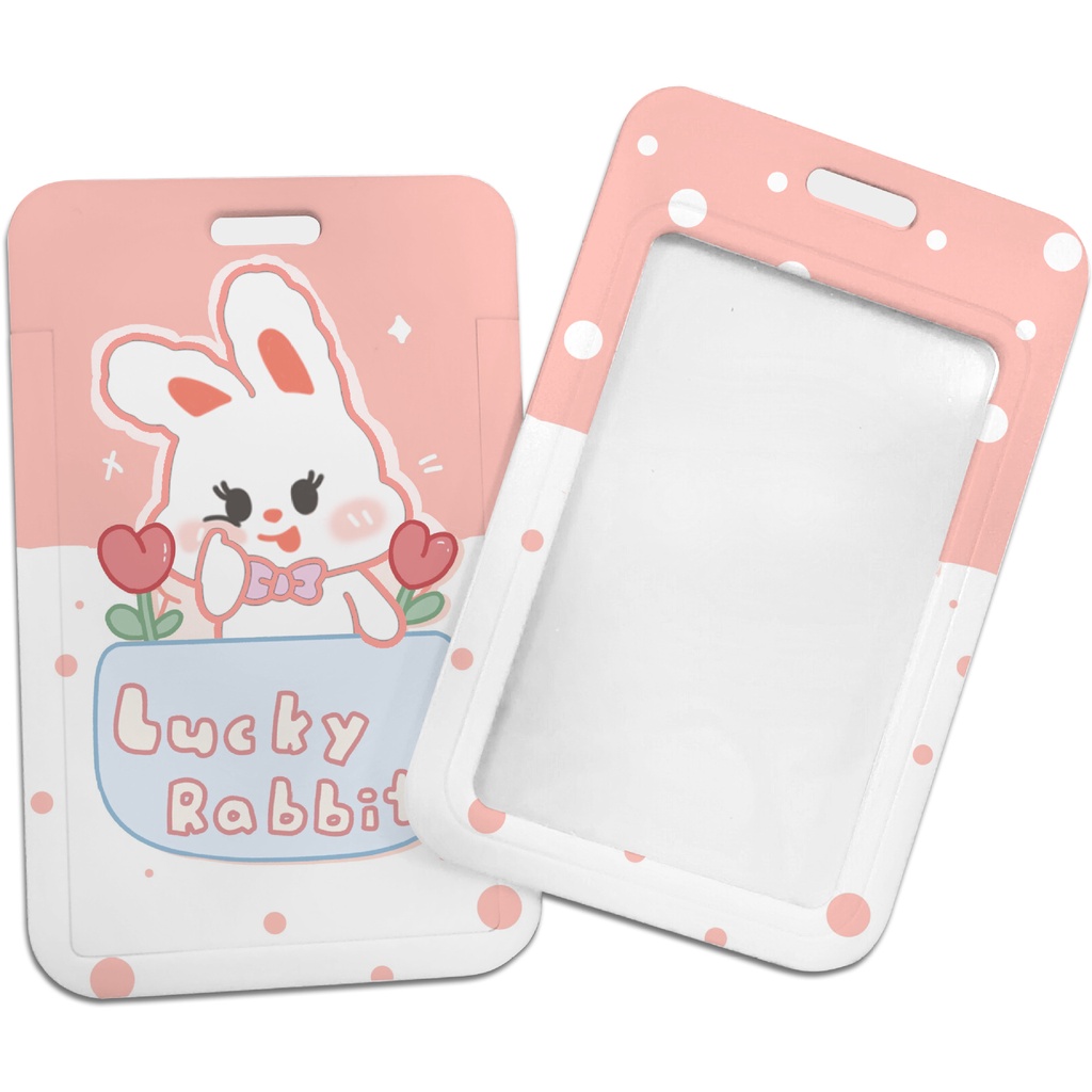 Cartoon Lucky Rabbit Daily Student Card Holder