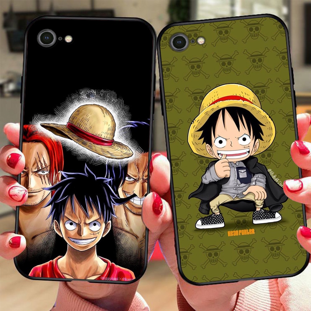 Ốp lưng điện thoại Iphone 6 / ip 6S / 6 Plus / 6S Plus / ip 7 / ip 8 lufy mũ rơm vua hải tặc one piece