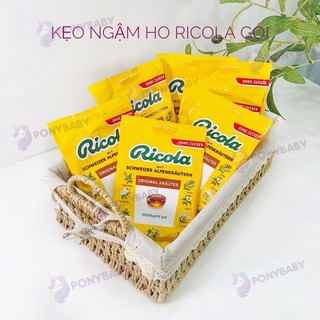 Kẹo ngậm ho thảo mộc ricola của đức, giảm ho, giảm khàn giọng, gói 75g