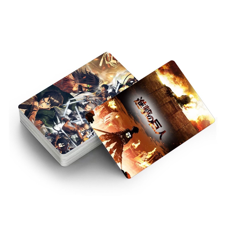 Set 30 Tấm Thẻ Ảnh Lomo Card Phim Attack on Titan