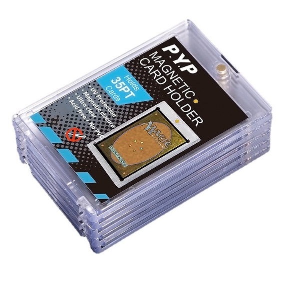 [ Phụ kiện ] Hộp bảo vệ thẻ bài cao cấp ONE-TOUCH nam châm vàng chống UV