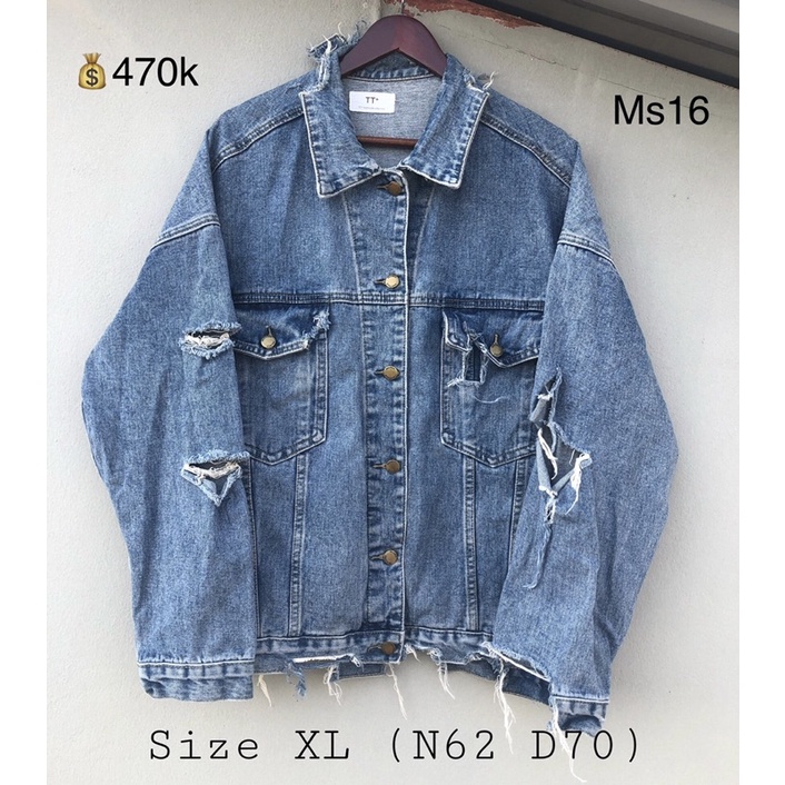 ÁO KHOÁC DENIM JEANS 2HAND CÓ SẴN