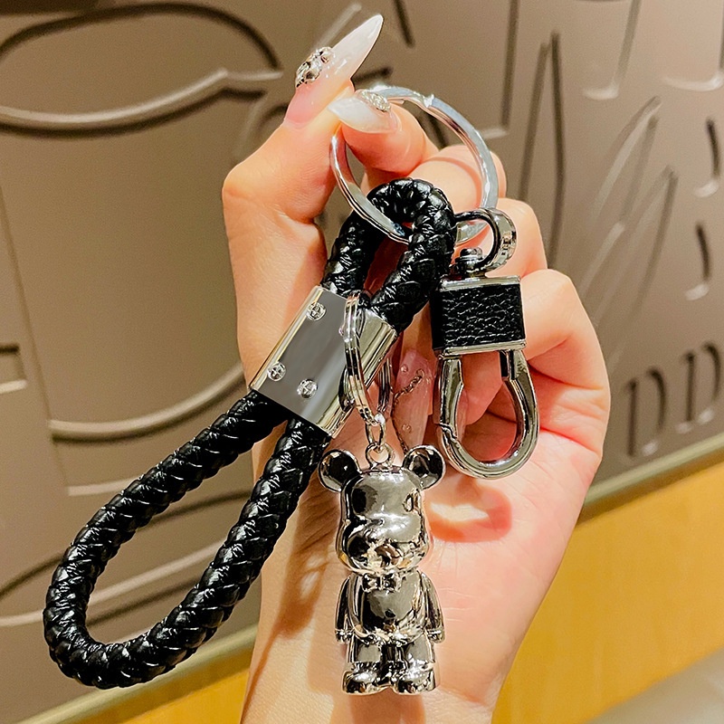 Móc Khóa Kim Loại Hình Chú Gấu Dễ Thương