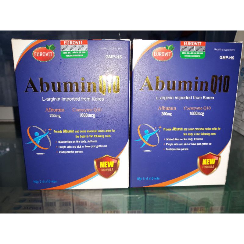 Viên uống ABUMINQ10 cung cấp albumin và các acid amin cho cơ thể