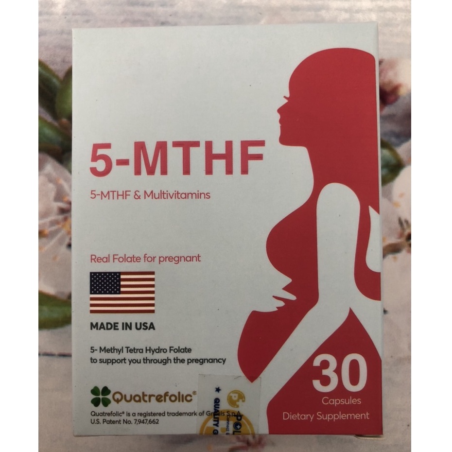 5 MTHF [CHÍNH HÃNG] Chống dị tật thai nhi và giảm nguy cơ sảy thai, giảm nguy cơ sinh non