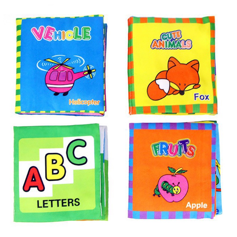Coolplay Sách Vải Mềm Có Âm Thanh Sáng Tạo Giáo Dục Sớm Cho Bé Sơ Sinh