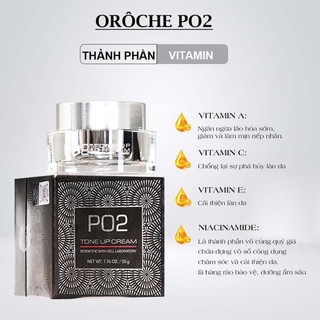 Kem dưỡng trắng da po2 tone up cream
