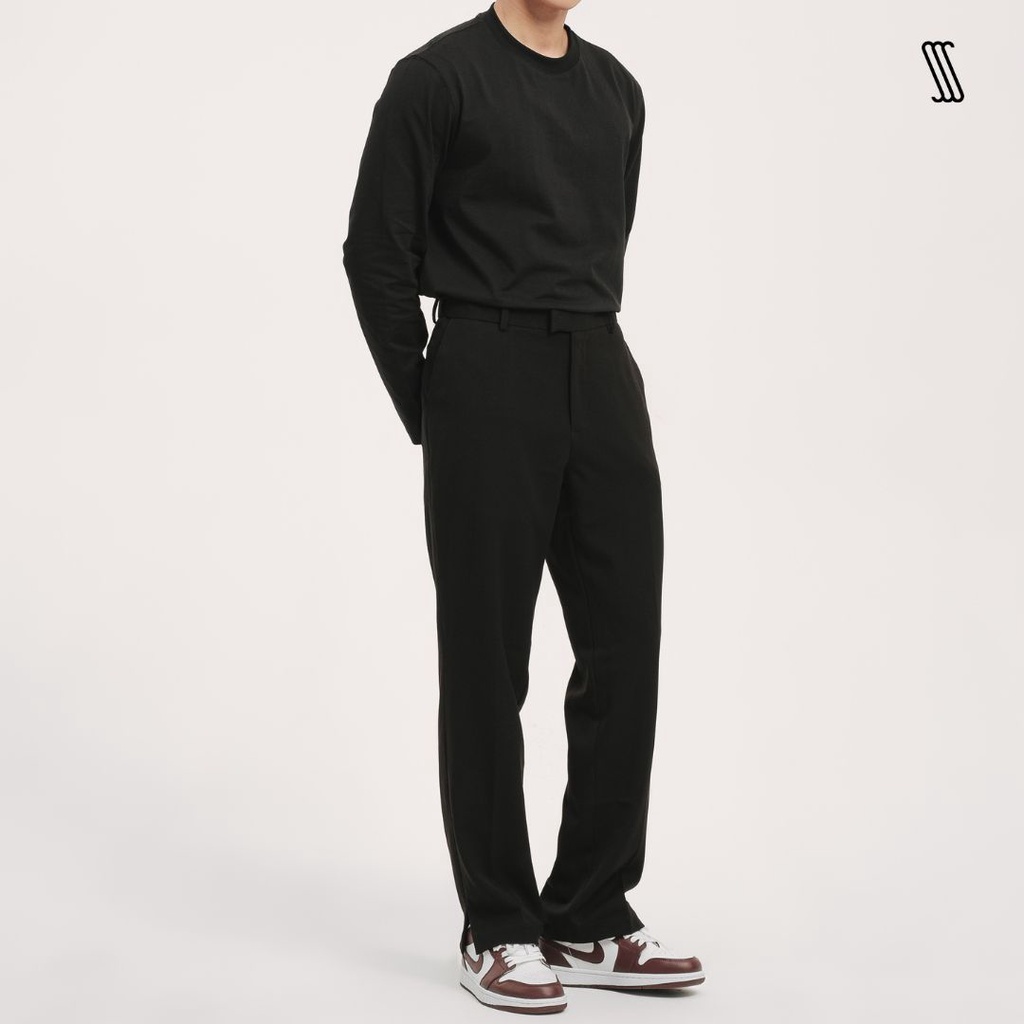 Quần âu nam SSSTUTTER ống đứng xẻ tà quần kèm treo phụ kiện đai quần XE PANTS