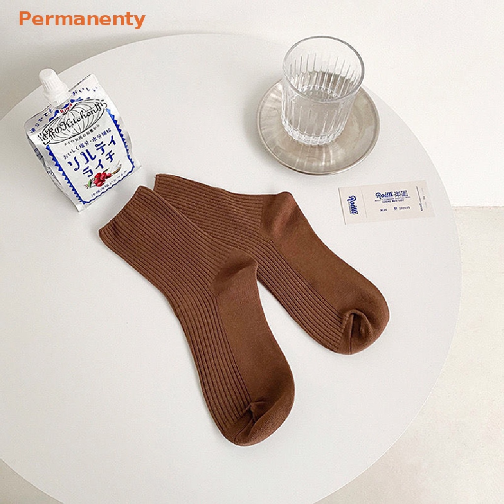 Vớ cotton Cổ Cao Đến Giữa Bắp Chân Mùa Thu Và Mùa Đông Cho Nữ