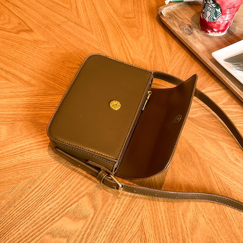 Túi Đeo Chéo Bằng Da Cao Cấp Phong Cách Hàn Quốc Cổ Điển Dành Cho Bạn Nữ