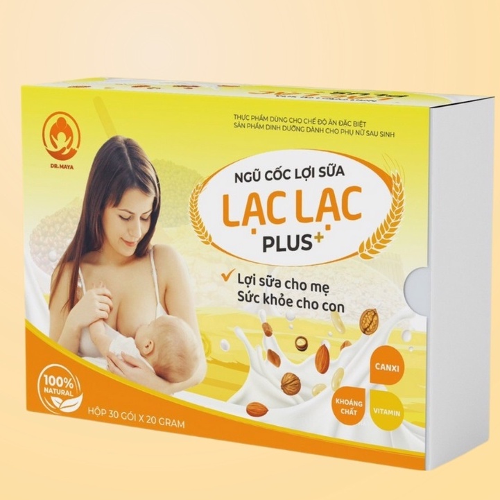 Ngũ Cốc Lợi Sữa Lạc Lạc Plus Dr.Maya 1 hộp 30 gói 600g