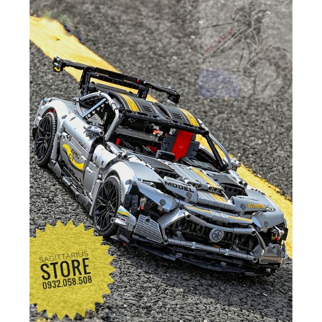 Bộ Xếp Hình non-Lego Mouldking 13126 Lắp Ráp Siêu Xe Mercedes-Benz AMG GT Tỷ lệ 1:8