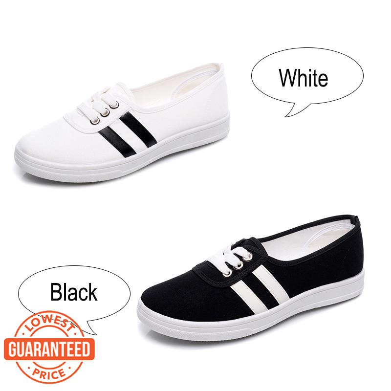 Pim Hàng Sẵn Sàng⭐️Giày Thể Thao Vải Bạt Phong Cách Ulzzang Hàn Quốc Thời Trang Mùa Thu Dành Cho Nữ Size 30-40 XZ29933