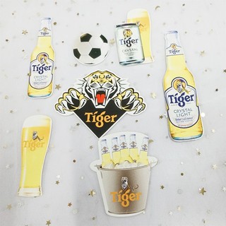 Que cắm bánh sinh nhật Set cắm giấy bia Ti-ger - trang trí bánh