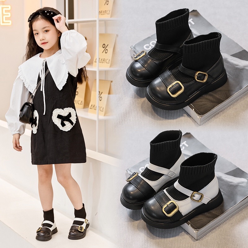 Boot martin cổ chun cho bé