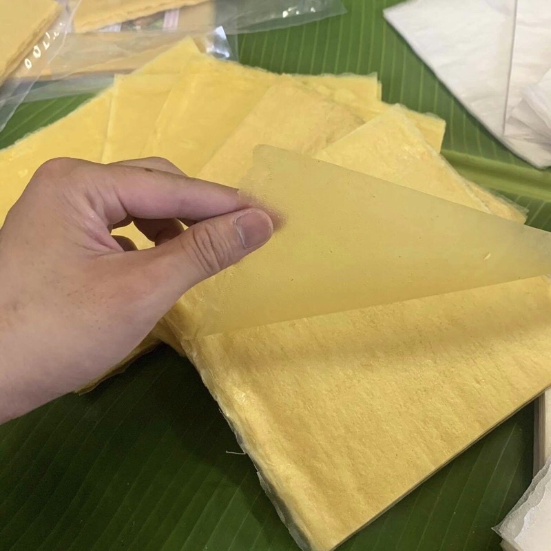 100 Lá nem vỏ ram hà tĩnh thơm ngon giòn - vỏ ram hút chân không