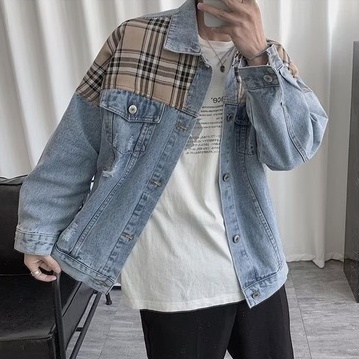 Áo Khoác denim Tay Dài Thời Trang Dành Cho Nam