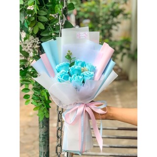 Bó hoa sáp đẹp 7 bông 4 lớp FG281022