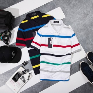 Áo Thun Polo Just Men họa tiết sọc