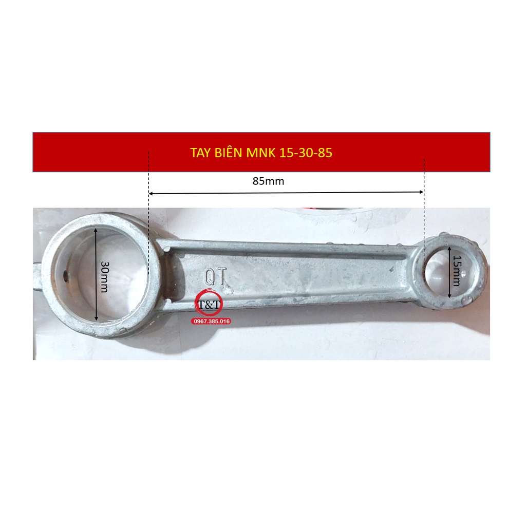 TAY BIÊN MÁY NÉN KHÍ CỠ 14.5 - 30 -  86, TAY BIÊN MNK 14.5 - 30 - 86.(XEM HÌNH)