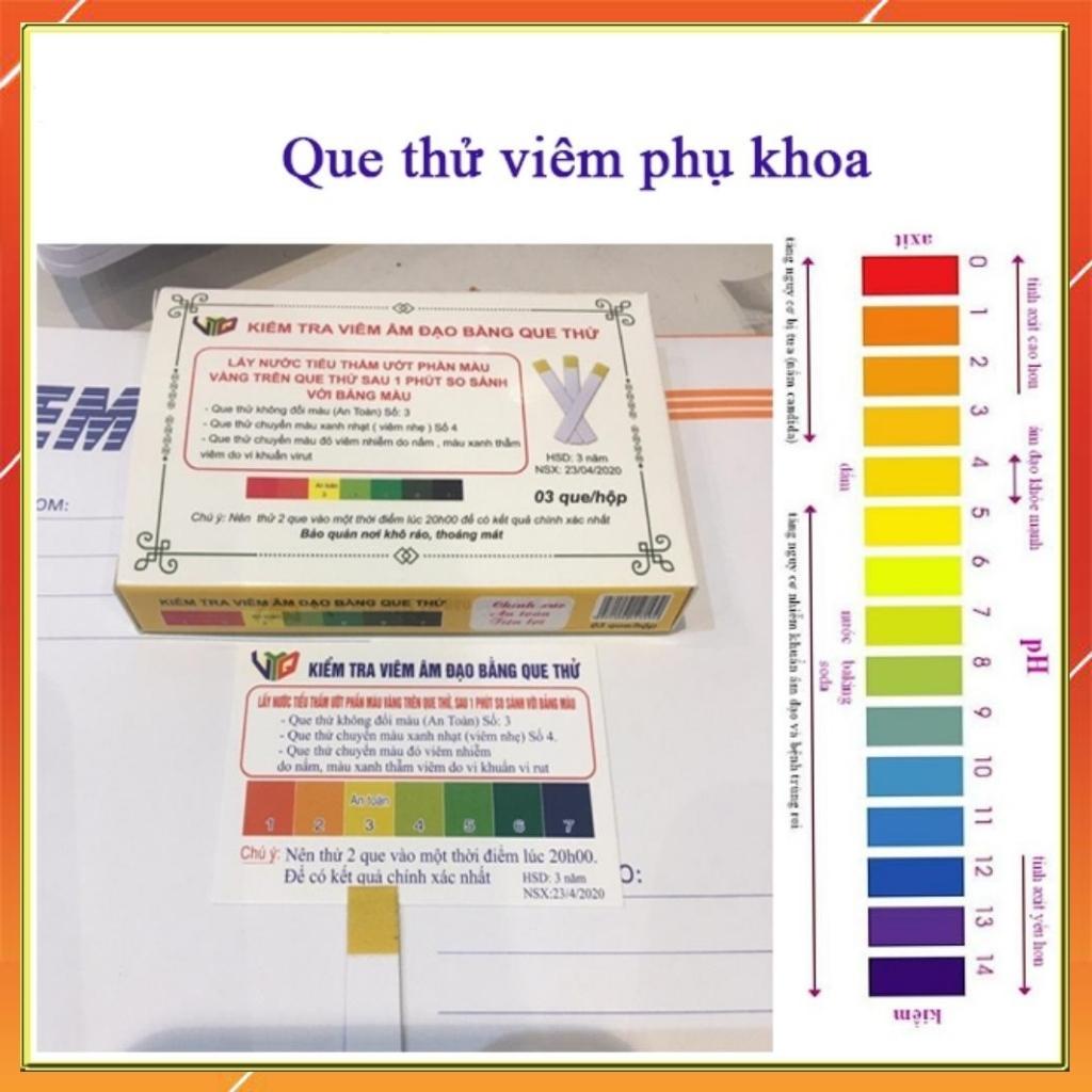 Que kiểm tra viêm âm đạo, Test thử viêm nhiễm phụ khoa chuẩn xác