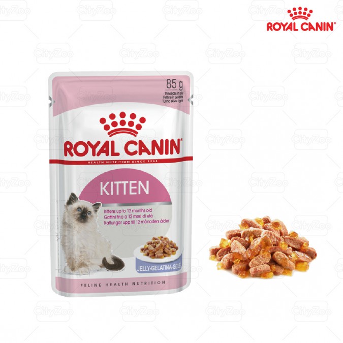 Hộp 12 Gói Pate Royal Canin Kitten Cho Mèo Con 85g (Gravy, Jelly, Loaf)