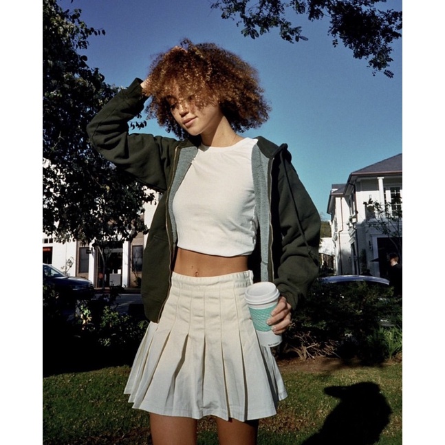 Áo Khoác Regular Christy Hoodie - brandy melville