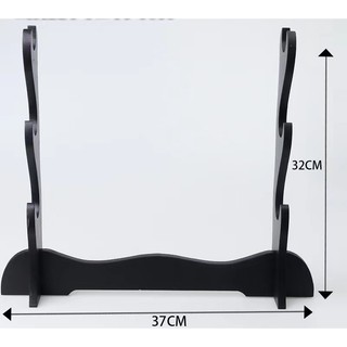 Kệ để kiếm gỗ trưng bày để bàn bằng gỗ 1 2 3 tầng