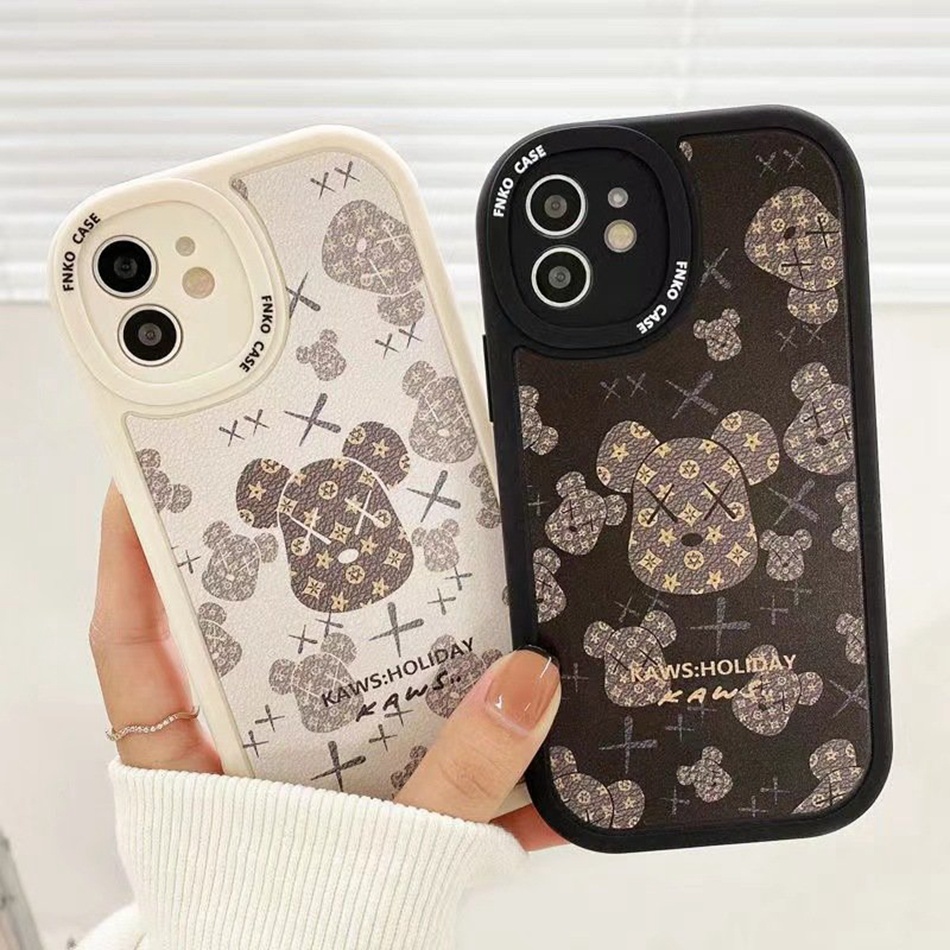 Ốp Điện Thoại Da Silicon Mềm Hình Gấu Cho iPhone 7 8 Plus 12 11 13 Pro XS Max 7 + 8 + X XS XR 11Pro 12Pro 13Pro 8Plus