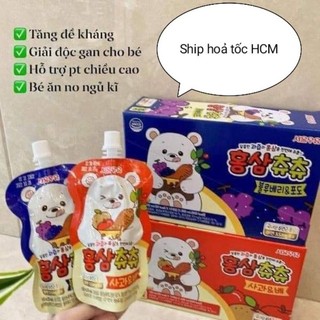 [ KÈM DEAL ] 40 gói thùng nước hồng sâm ChuChu Chu Chu Seoul Milk