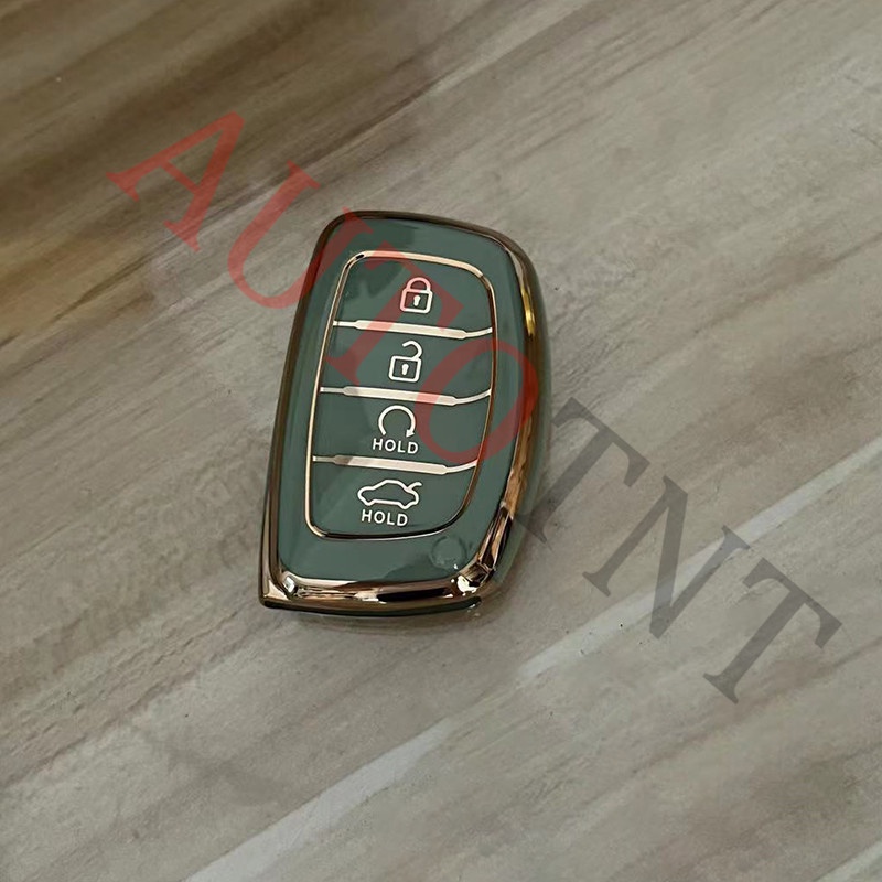 Ốp Chìa Khóa 4 Nút 5 Nút 7 Nút Cao Cấp Cho Hyundai creta 2021 Tucson L Genesis