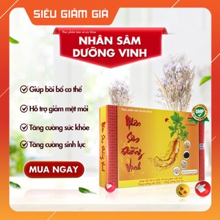 Nhân sâm bồi bổ sức khỏe Nhân Sâm Dưỡng Vinh hộp 30 viên
