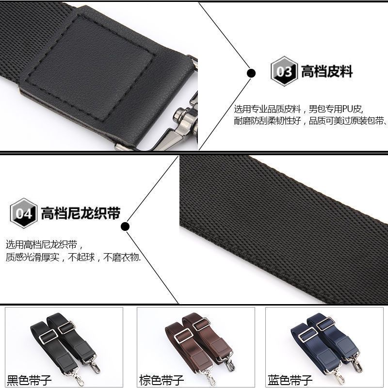 Dây Đeo Túi Xách Bằng Da Dành Cho Nam