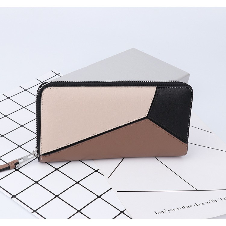 Ví dài cao cấp phối 3 màu tinh tế 39K