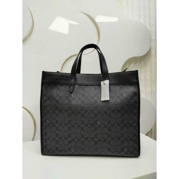 Túi C.oach Field tote mẫu mới cho nam size to chuẩn xịn