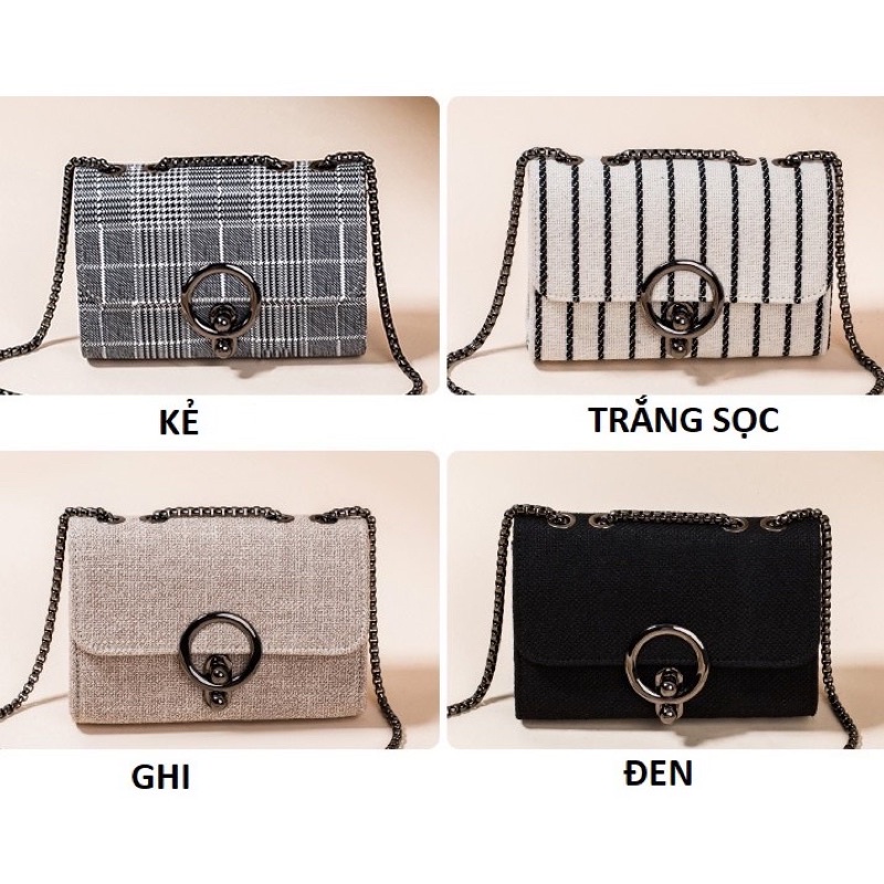 Túi Đeo Chéo Nữ Thời Trang, Deo Vai, Kẹp Nách Khoá Tròn Cao Cấp , Sang Chảnh GL70