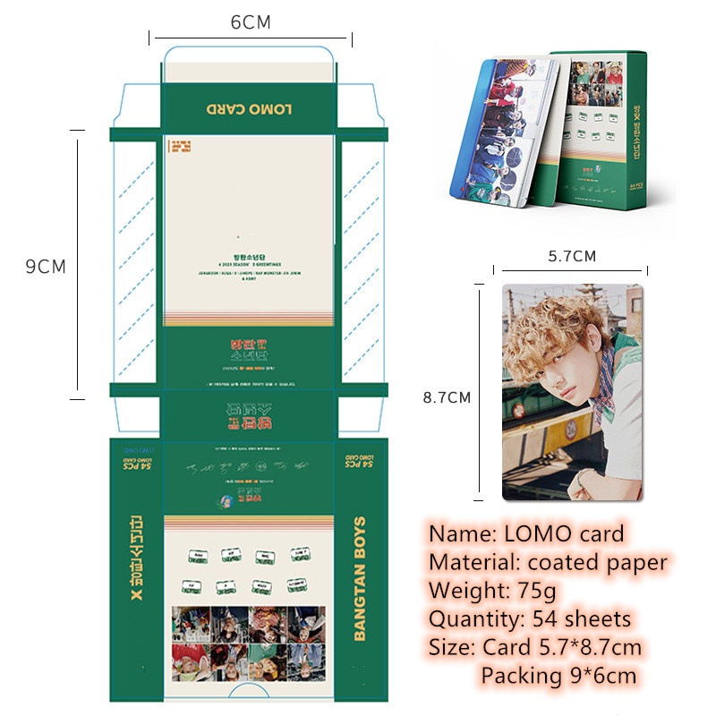 Lomo Card Twice Sáng Tạo Hình Ảnh Đẹp quà Tặng Giáng Sinh