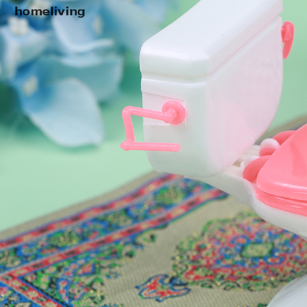 Mô Hình Toilet Trang Trí Nhà Búp Bê Phong Cách Vintage