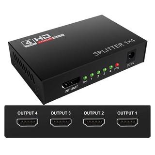 Bộ chia tín hiệu hdmi 3d 1080p hdcp 1 trong 4 đầu ra 1x4
