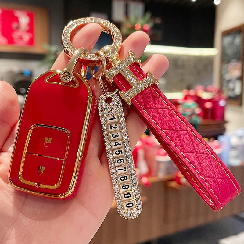 BAO CHÌA KHOÁ Ô TÔ CHO XE HONDA CRV HRV Civic City Brio Jazz Vỏ Bảo Vệ Chìa Khóa Điều Khiển Từ Xa Cho Xe Hơi Honda Civic City Accord CRV CR-V XR-V